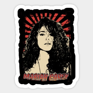 Mariah Carey 90s Retro Vintage Aesthetic Sticker